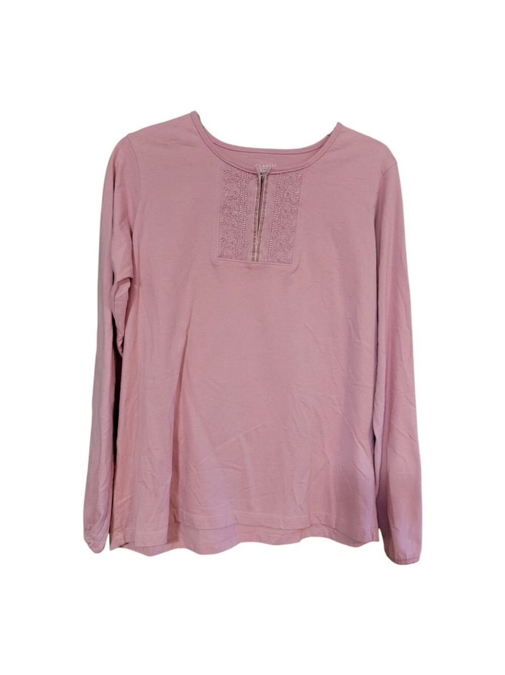 Classic Elements Pink Blouse Size L